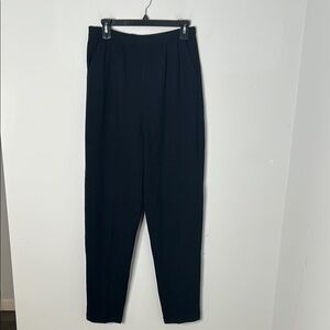 St.John by Marie Gray Black Knit Pants